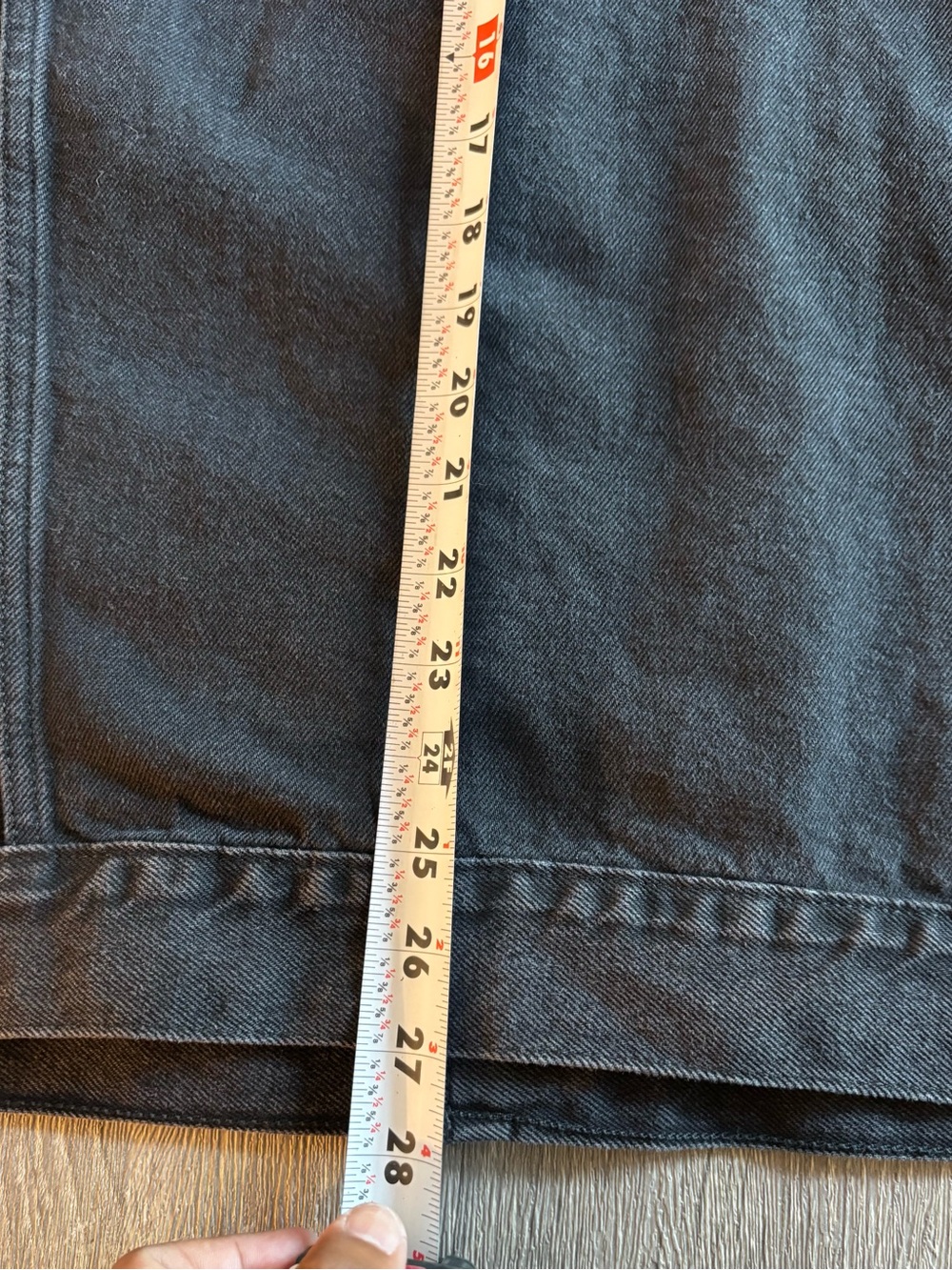 Levi's Black Cotton Denim Shirt Jacket - Picture 10 of 11